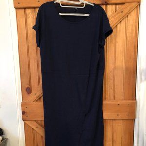 Blue Dress Size M with front slit